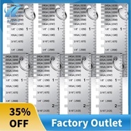 Metal Sheet Thickness Gauge, 8 Pack Stainless Steel Wire Gauge Size Inspection Tool Welding Tool Acc