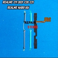 TOMBOL REALME C11 2021 C20 C21 NARZO 50i BUTTON SET + FLEXIBLE FLEXIBLE ON OFF VOLUME BUTTON REALME 