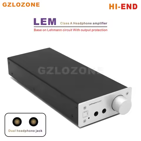 Purple Gold LEM HI-END Class A Headphone Amplifier Base On Lehmann Preamp Circuit With Output Protec