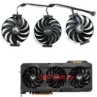 95MM 7PIN T129215SU CF1010U12S FDC10U12S9-C GPU FAN FOR ASUS TUF GAMING Radeon RX6700XT 6800 6800XT 