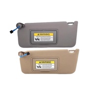 Car Beige Grey Sun Visor Driver Side Passenger Side Sun Visor With Light For Honda Accord 2008-2017 