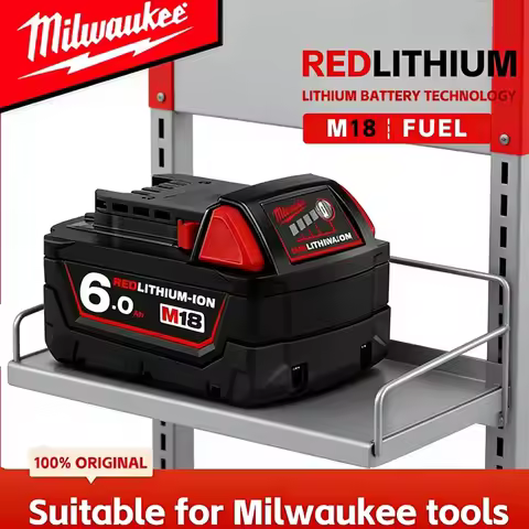For Milwaukee M18 18V Battery 5.0Ah 6.0Ah Replacement