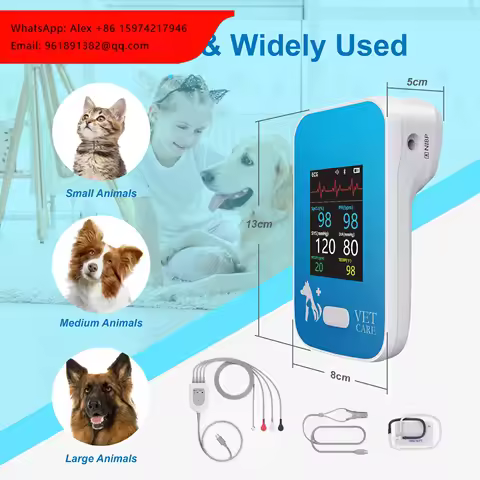 BERRY AM6200 Wireless Veterinary Monitoring Device Built-In Battery 1 Year Warranty-Pet Diagnostic V
