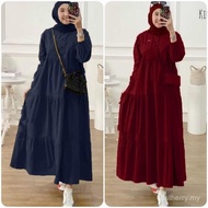 [Ready Stock KL] Mesra Muslimah Jubah Midi Jumbo | Fesyen Terkini Wanita Muslimah & Ibu | Selesa & S