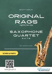 Saxophone Quartet score &amp; parts: Original Rags Scott Joplin