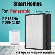 Panasonic F-ZEHC15Z Replacement Combine Air Purifier Filter H13 HEPA + Activated Carbon Filter for F