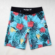 Hurley Men‘s Bermuda 4-Way Strech Waterproof Board Shorts GYM Sports Fitness Casual Home Beach Pants Quick-dry Beach Surf Pants