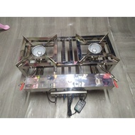 COD KALAN DE USED OIL - STAINLESS STEEL DOUBLE BURNER COMPLETE SET READY TO USE