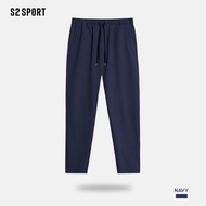 Quần dài nam S2 SPORT quần gió dài thể thao ống suông mềm mại cản gió kháng nước - QGD.01