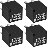 Relay 8T2T-CA (Set of 4) - 8T2T-CA 0101K 12VDC 20A Relay Automotive High-Performance Plug-in Type Re
