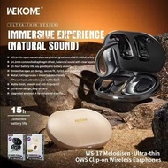 【全新現貨】WEKOME WS-17 悅聲 OWS 藍牙耳機 | 超薄掛耳式 | 不入耳設計 | 15小時續航
