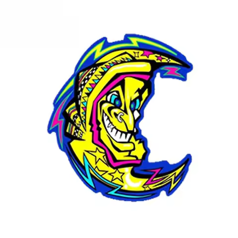 Car Stickers Creative Waterproof Auto Accessories Vinyl Moon Valentino Rossi Moto Gp Motorcycle Raci
