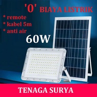 MATAHARI SOLAR POWERED LED SPOTLIGHT - 60W SOLAR CELL SOLAR PANEL