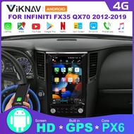 12.1 inch Android Vertical with Screen Car For Infiniti FX35 QX70 2012-2019 radio DVD Multimedia Pla