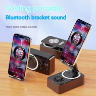 ♥ SFREE Shipping ♥ P01 Universal Mobile Phone Desk Holder Support Built in Speaker Function compatible For iPad Samsung Xiaomi iPhoneTablet 360° rotating phone holder Bluetooth speaker