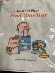 lulu豬 tote Bag/限量/罕有/全新/the one 全新 聖安娜餅屋 LuLu豬 罐頭豬LULU 手機繩 電話繩 手機掛繩