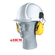 3M H9P3E - Detachable 3M noise-canceling over-ear headphones with protective helmet and comfortable 