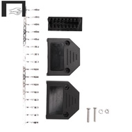 OBD2 OBD II 16 pin connector socket Diagnostic Tool Adapter OBD connector + Enclosures + Terminal + 