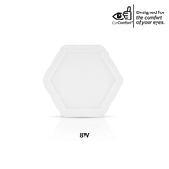 PHILIPS LED Recessed Hexastyle Downlight 8W 12W ( 3000K / 6500K )