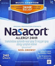 Nasal Spray, 240 Total Spray Count Nasacort Nasal Spray, 240 Total Spray Count