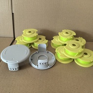 9pcs 0.08" Replacement Trimmer Line Spool, Compatible With Ryobi ONE+ AC80RL 18V, 24V, 40V Trimmers,
