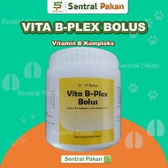 VITA B-PLEX BOLUS - VITAMIN B COMPLEKS SPECIFICALLY FOR ANIMALS, 1 POT CONTAINS 17 BOLUS