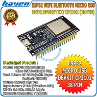 ESP32 ESP-32 Wifi Bluetooth IOT ESP-32S Development Board 38 Pin CP2102 / ESP32 Wifi Bluetooth Micro