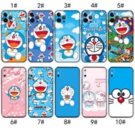 Transparent Case For iPhone 7 8 Plus 11 Pro Max MZD54 Cute Doraemon