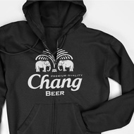Zipper Hoodie Jacket - Chang Beer Logo
