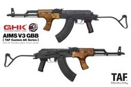 【TAF 可接單】GHK AIMS GBB瓦斯步槍(採用最新AKM V3版本體客製)