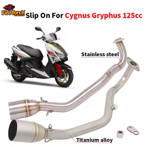 Slip On For YAMAHA Cygnus Gryphus 125cc Full Systems Modified Motorcycle Exhaust Escape Moto Link Tu