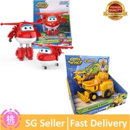 Super Wings 7" Donnie's Dozer Playset with 2" Transform-a-Bot Donnie Mini Figure, 3+year old