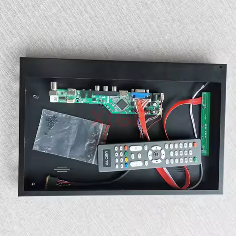 Control Board+Metal Case Kit For LTN156AT05-001/307/H01/U09 Analog TV 15.6" HDMI+VGA+AV+USB LVDS 40