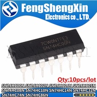 10 Pieces SN74HC00N 74HC00 DIP-14 SN74HC02N SN74HC04N SN74HC05N SN74HC08N SN74HC10N SN74HC14N 74HC04