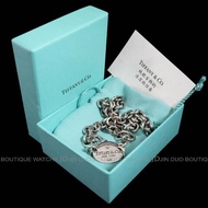 金鐸精品~C783 TIFFANY&CO. 蒂芙尼T&CO. Return to Tiffany 925純銀橢圓形吊牌手鍊項鍊