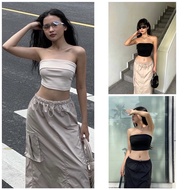 NEW FOLDED STRETCH TUBE SHIRT OG333 Tube Top