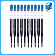 iungo Compatible PARKER Gel Ink Ballpoint Pen Refills PARKER Jetstream Prime Refill (Blue-Black, Plastic, 10, 05)