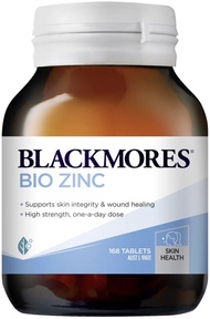 Blackmores Bio Zink Kesihatan Kulit Sokongan Imun Vitamin 84 Tablet