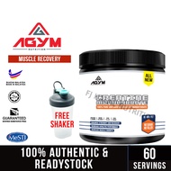 🇲🇾AGYM Nutrition CREATINE MONOHYDRATE 300g Pure, Boost Extra Power, Sport, Increase Power (60 Servin