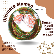 Senar Pancing Ultimate Mambo Pelangi 300 Meter Senar Pancing Kecil tapi Super Kuat Senar Pancing Lau