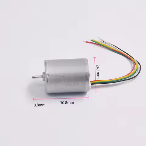 BL2430 Mini 24mm Internal Rotor Brushless Motor DC 12V 4500RPM Low Speed Built-in Driver Silent Elec