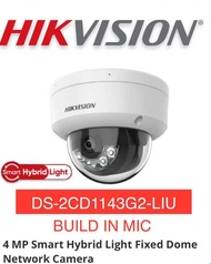 HIKVISION DS-2CD1143G2-LIU 4MP Smart Hybrid Light Fixed Dome Network Camera.