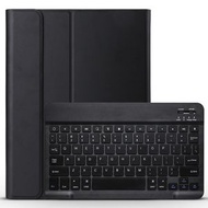 全城熱賣 - 適用於iPad Pro 11 inch (2018) 可分離拉絲紋藍牙平板鍵盤皮套 帶支架 (顏色：黑色)