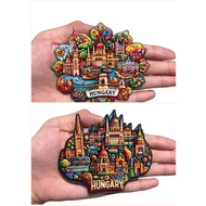 Ashgianly HUNGARY Stunning Rubber magnets. Beautiful Art, Lasting Memories Souvenir