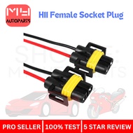 2pcs H11 H8 H9 880 881 plastic Wire Harness Socket Female Adapter for Headlight Fog Light