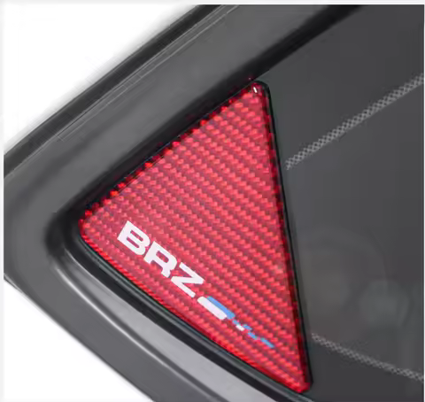 Subaru BRZ New Model Car Triangle Window Decal Modification toyota 86 Carbon Fiber Rear Window Creat