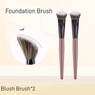 Blush Brush with Slop Shape Head for Natural Blush Application