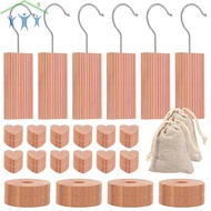 40 Pcs Cedar Wood Disc Natural Cedar Wood Block Freshener for Storage Box Drawer Wardrobe Storage Cl