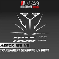 TRANSPARENT AEROX 155 V2 NVX DECALS