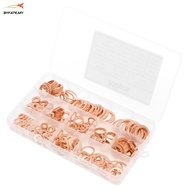 300 Pcs Efficient Copper Crush Washer Kit M6 M8 M10 M12 M14 M16 M20 Convenient Crush Washer Assortme